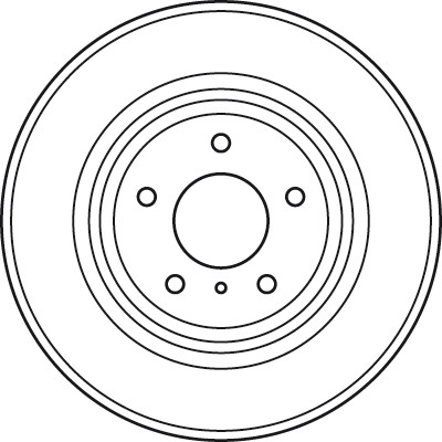 Диск тормозной передний INFINITI G, M, NISSAN MURANO (Z50, Z51) DF4983S DF4983S TRW