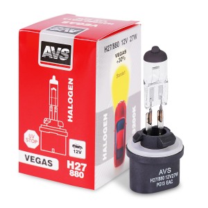 лампа! (H27/1) 27W 12V прямой цоколь (880) Vegas 1шт.\ A78217S AVS