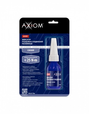 Фиксатор резьбовых соединений разъёмный 6мл (синий) AS301 AXIOM