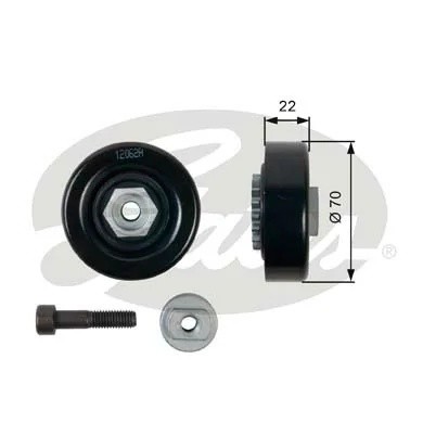 Натяжной ролик привода вспомогательных агрегатов DriveAlign® T36408 GATES