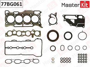 Комплект прокладок ДВС Nissan TIIDA,QASHQAI (HR16DE) 1.6i 03- 77BG061 77BG061 MASTER KIT