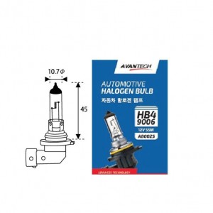Лампа головного света Avantech 9006 (HB4) 12V 51W AB0025 AVANTECH