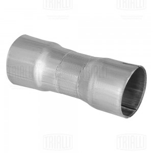 Соединитель труб глушителя под хомут d=55/d=55 L=150 (алюм. сталь) (EMP 5555) EMP 5555 TRIALLI