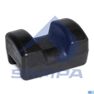 ПОДУШКА ОПОРЫ СЕДЛА подушка опоры седла !(р) нижняя прямоугольная 2x \GF SK-S36. 211.271 SAMPA