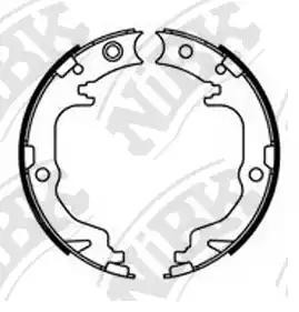 Колодки стояночного тормоза MITSUBISHI OUTLANDER 2007-2012 FN23001 FN23001 NIBK