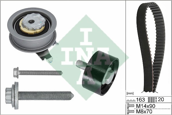 Комплект ГРМ VW TIGUAN 18-, PASSAT 18-, GOLF VII/VIII 1.5TSI 530071110 530 0711 10 INA