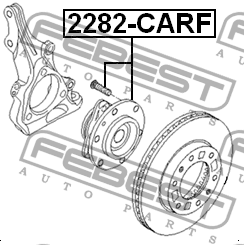 Ступица 2282-CARF 2282-CARF FEBEST