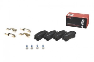 P24072 1281 01 !колодки дисковые п.\ Ford Fiesta 1.25-1.6i/1.4-1.6DCi 10.08> P24072 BREMBO