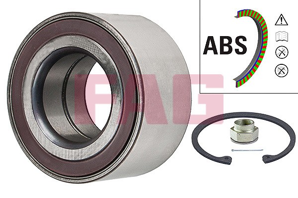 Подшипник ступицы OPEL Meriva (10-) передней FAG 713 6449 70 FAG