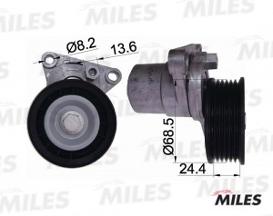 Натяжитель ремня приводного FORD MONDEO/TRANSIT/ VOLVO S80 1.8-2.3 AG00294 AG00294 MILES
