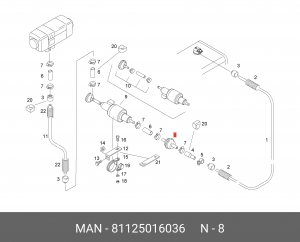 фильтр топл.! отопителя\MAN 81125016036 MAN