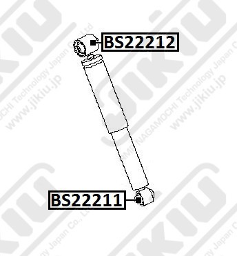 Втулка амортизатора задн верхняя NISSAN QASHQAI BS22212 BS22212 JIKIU