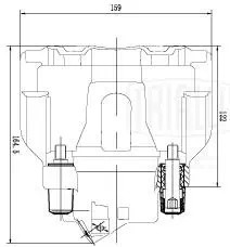 Суппорт торм. VW Passat B5 (96-)/Audi A4 B5 (94-) перед. лев. d=54мм (CF 002249) CF 002249 TRIALLI