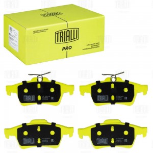 Колодки тормозные дисковые задние керамика PRO PF1072CR TRIALLI