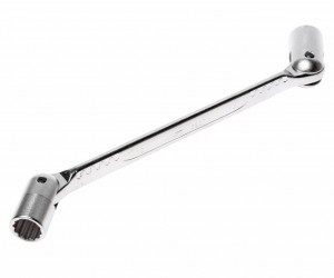 Ключ торцевой прямой 12х14мм шарнирный L=222мм JTC JTC-3937 JTC TOOLS