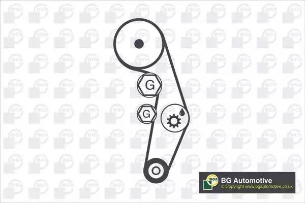 ремкомплект ГРМ!\ Audi A4/A6, VW Passat 1.8/1.8T 20V 95-00 TB0105K BG AUTOMOTIVE