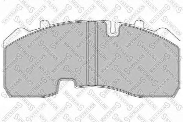 колодки дисковые !29165 210x92.5x30.отв. датч5мм \BPW (05/03>) KNORR SB374 85-01428-SX STELLOX