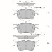Колодки тормозные дисковые Avantech задние (противоскрипная пластина в компл.) AV195 AVANTECH