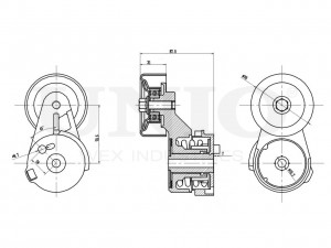 Ролик с натяжителем приводного ремня TNS-10041 UNIO