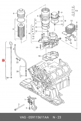 щуп!\VW/Audi 059 115 611 AA VAG
