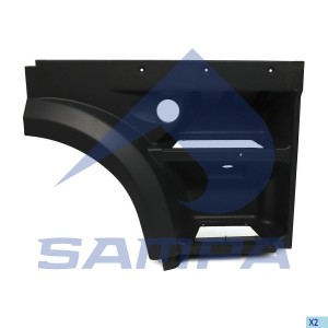 Корпус подножки правый Черный 18500365 SAMPA