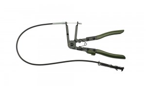 Клещи для самозажимных (пружинных) хомутов с гибким захватом /ДЕЛО ТЕХНИКИ/ 821021 DELO TEHNICI