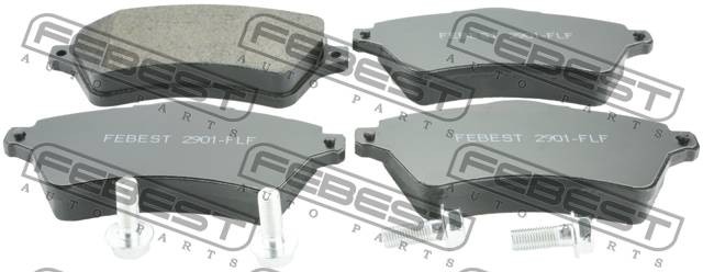 Колодки тормозные передние комплект (с болтами) 2901-FLF FEBEST