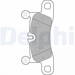 LP2233 колодки дисковые з.!\ Porshce Cayenne 3.0-4.8 10> LP2233 DELPHI