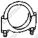 Хомут глушителя d=50 М8 (10шт.в упаковке) (1шт.) BOSAL 250-250 BOSAL