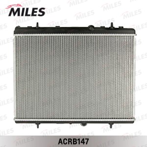 Радиатор (паяный) PEUGEOT 308, 407 1.8/2.0/2.0D MT 04- CITROEN C4 04- 1.6/2.0 HD ACRB147 MILES