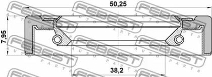 САЛЬНИК ПРИВОДА 40X50X8 подходит для MERCEDES BENZ G-CLASS 463 1992-2018 95GCY-4 95GCY-40500808X FEBEST
