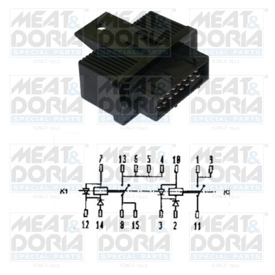 Реле PEUGEOT Partner CITROEN Berlingo насоса топливного MEAT&DORIA 73240107 MEAT DORIA