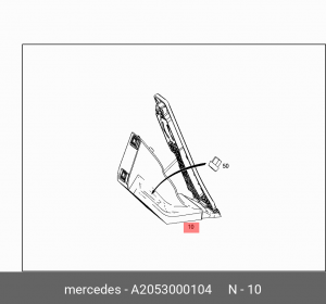 ПЕДАЛЬ АКСЕЛЕРАТОРА A2053000104 MERCEDES BENZ