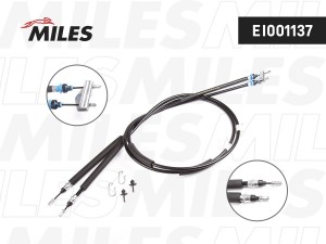 Трос стояночного тормоза FORD C-MAX/FOCUS II 05-(1816/1700+1860/1745) EI001137 EI001137 MILES