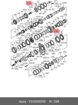 Сухарь 1332630390 ISUZU