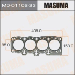 прокладка ГБЦ!\ Toyota Camry/Carina 2.0 16V 3S-FE 86-96 MD-01102-23 MASUMA