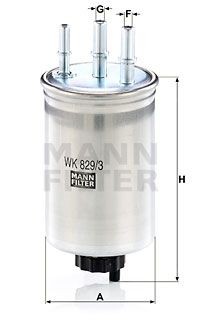 фильтр топливный!Ford Focus/Transit/Mondeo 1.8-2.2 TDCi 01> WK8293 MANN FILTER