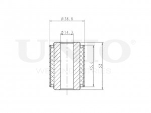 С/блок внутренний заднего нижнего рычага UNIO RMP-20095 UNIO