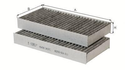 Фильтр салона угольный AG4082KCFC AG 408 2K CFC GOODWILL