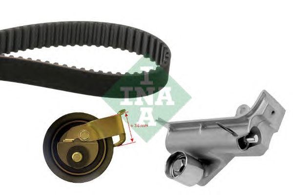 Комплект ГРМ AUDI A4 (B5), SKODA OCTAVIA (1U) 1.8 530006710 530 0067 10 INA