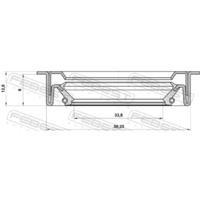 САЛЬНИК ПРИВОДА 33.8X56.25X9X12.8 95GDY-35560913C 95GDY35560913C FEBEST