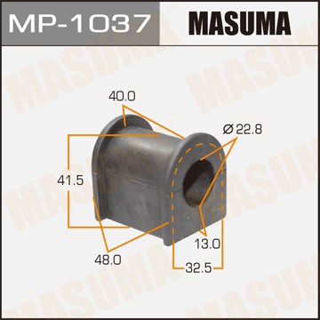 втулка стабилизатора переднего!\ Mazda 6 GG/GY Sedan/Hatchback/Station Wagon all MP1037 MASUMA