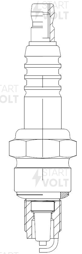 Свеча зажигания для м/т Honda/Yamaha (VSP 2301) VSP 2301 START VOLT