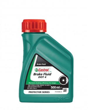 Жидкость тормозная DOT-4 500мл Brake Fluid CASTROL 15CD18 CASTROL