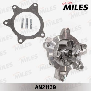 Насос водяной TOYOTA YARIS/PRIUS 1.3/1.5 01- (DOLZ T205) AN21139 AN21139 MILES