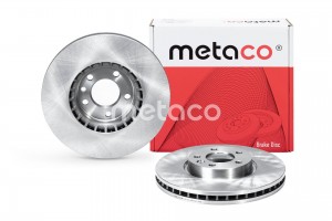 Диск тормозной передний вентилируемый 3050396 METACO