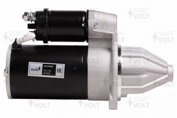 Стартер для а/м ГАЗ с дв. ЗМЗ-402/УМЗ-421 (1,7 кВт ан. 5732.3708) (LSt 0302X) LST 0302X START VOLT