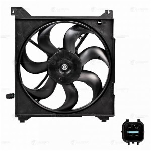 Вентилятор охл. с кожухом ам Hyundai Sonata (EF) (98-) 2.0i,2.7i AT LFK0805 LFK 0805 LUZAR