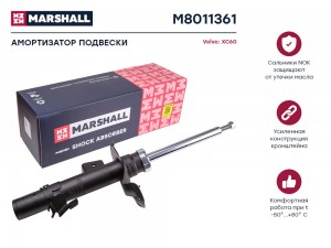 Амортизатор газ. передн. лев. Volvo XC60 I 08- (M8011361) M8011361 MARSHALL
