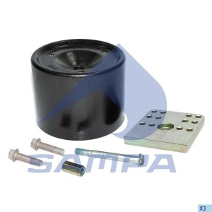 Ремкомплект BPW пневморессоры (стакан,палец,болты,плита) SAMPA 070.645 SAMPA